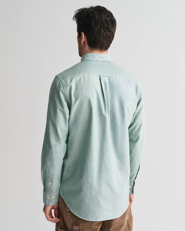 GANT Mens Regular Classic Oxford Shirt Forest Green Northern Ireland