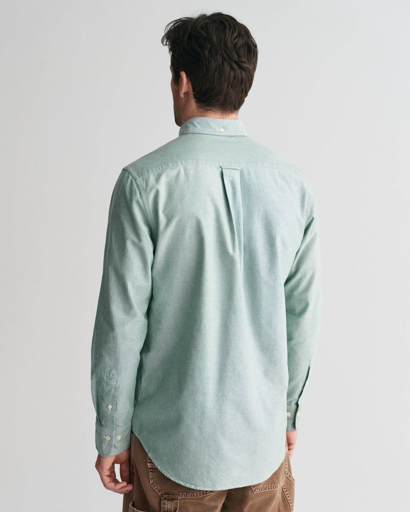 GANT Mens Regular Classic Oxford Shirt Forest Green Northern Ireland