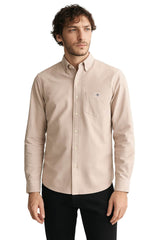 GANT Mens Regular Classic Oxford Shirt Warm Khaki Beige Northern