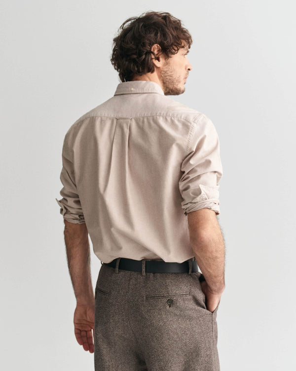 GANT Mens Regular Classic Oxford Shirt Warm Khaki Northern Ireland