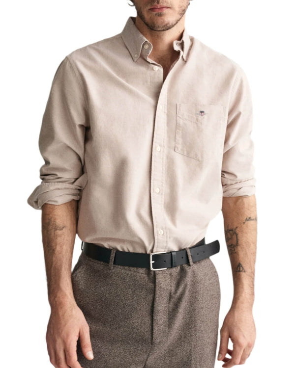 GANT Mens Regular Classic Oxford Shirt Warm Khaki Northern Ireland