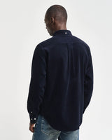 GANT Mens Regular Corduroy Shirt Evening Blue Northern Ireland Belfast