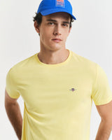 GANT Mens Regular Fit Shield T-Shirt Banana Yellow Northern Ireland