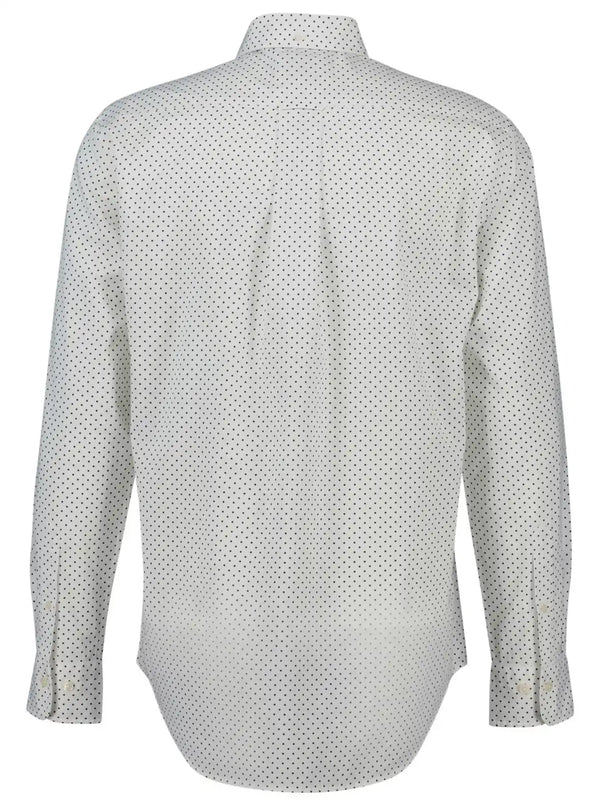 GANT Mens Regular Micro Print Shirt Eggshell Northern Ireland Belfast