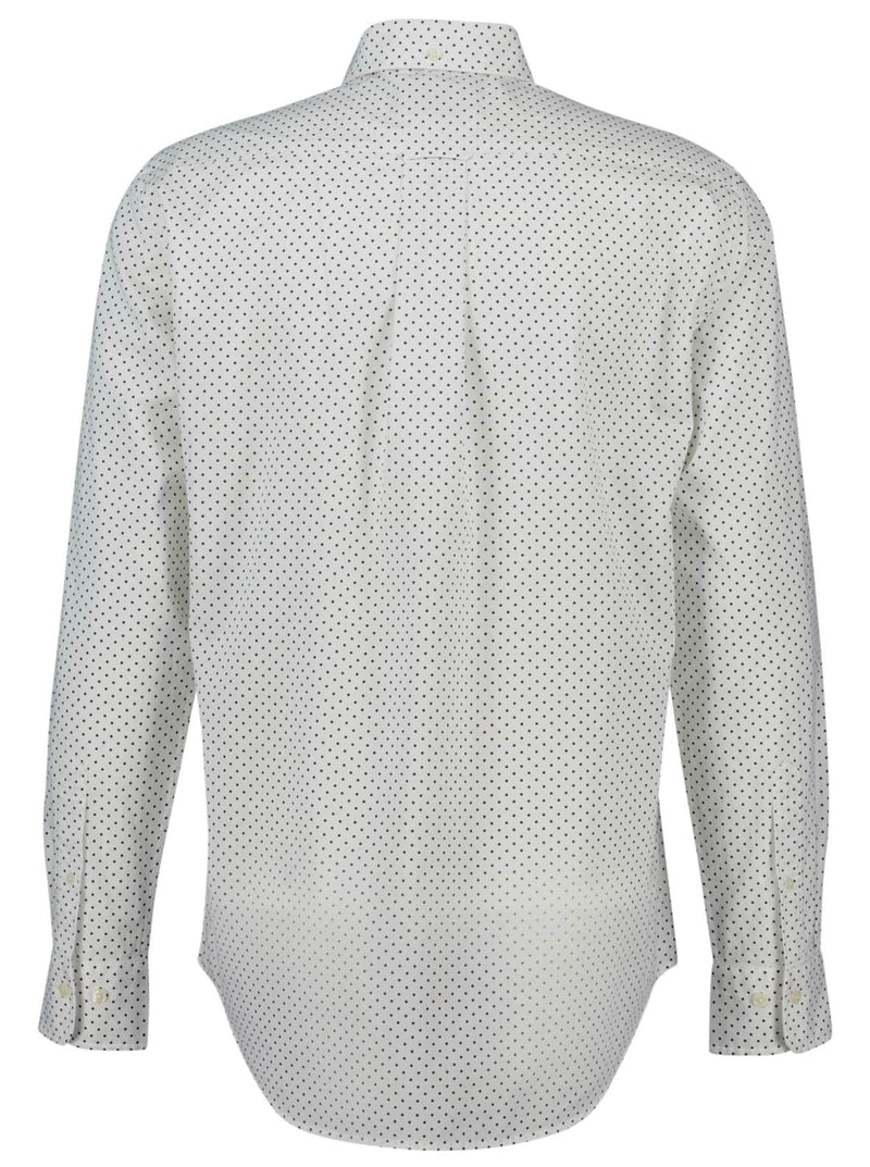 GANT Mens Regular Micro Print Shirt Eggshell Northern Ireland Belfast