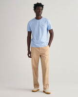 GANT Men’s Regular Shield Short Sleeve T-Shirt Stormy Sea Blue