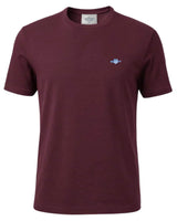 GANT Mens Regular Shield T-Shirt Bordeaux Melange Northern Ireland