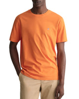 GANT Mens Regular Shield T - Shirt Burnt Orange Northern Ireland