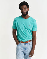 GANT Mens Regular Shield T-Shirt Tropical Blue Northern Ireland