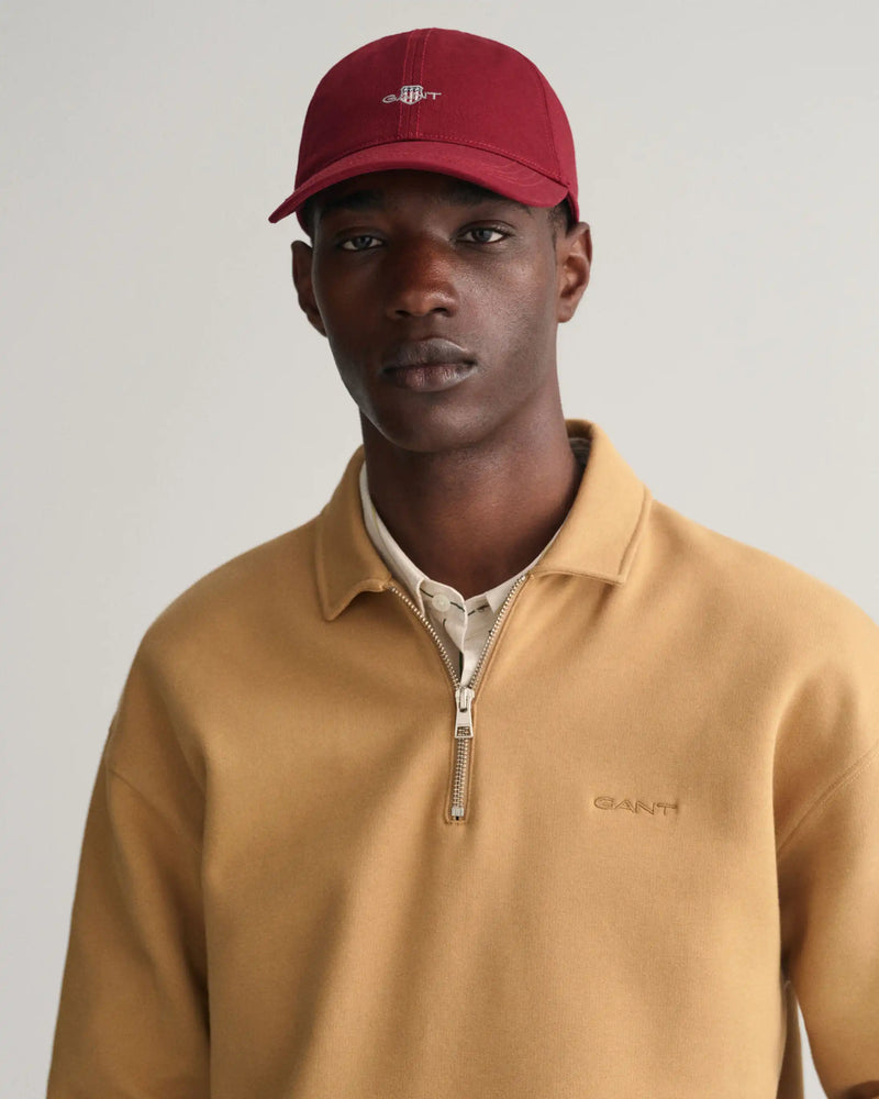 GANT Mens Shield Baseball Cap Plumped Red