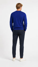GANT Mens Shield Crew Neck Sweater Crisp Blue Northern Ireland Belfast