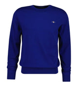 GANT Mens Shield Crew Neck Sweater Crisp Blue Northern Ireland Belfast