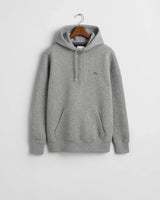 GANT Mens Shield Hoodie Grey Melange Northern Ireland Belfast