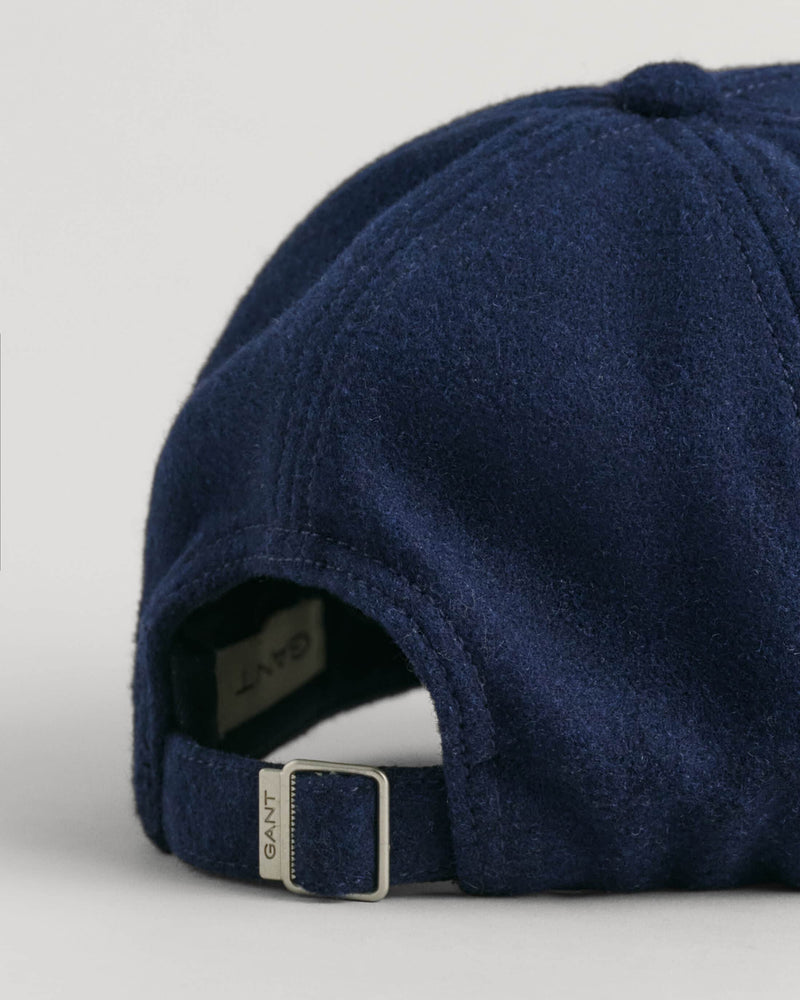 GANT Mens Shield Melton Baseball Cap Marine Northern Ireland Belfast