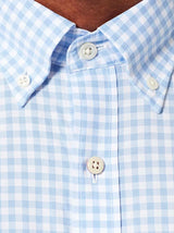 GANT Shirt Regular Fit Gingham Broadcloth Capri Blue - 