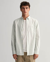 GANT Men’s Shirt Regular Oxford Banker Milky Matcha Northern