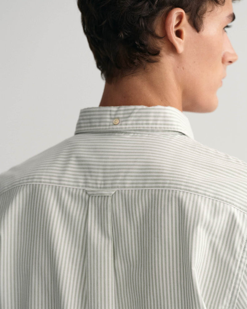GANT Men’s Shirt Regular Oxford Banker Milky Matcha Northern