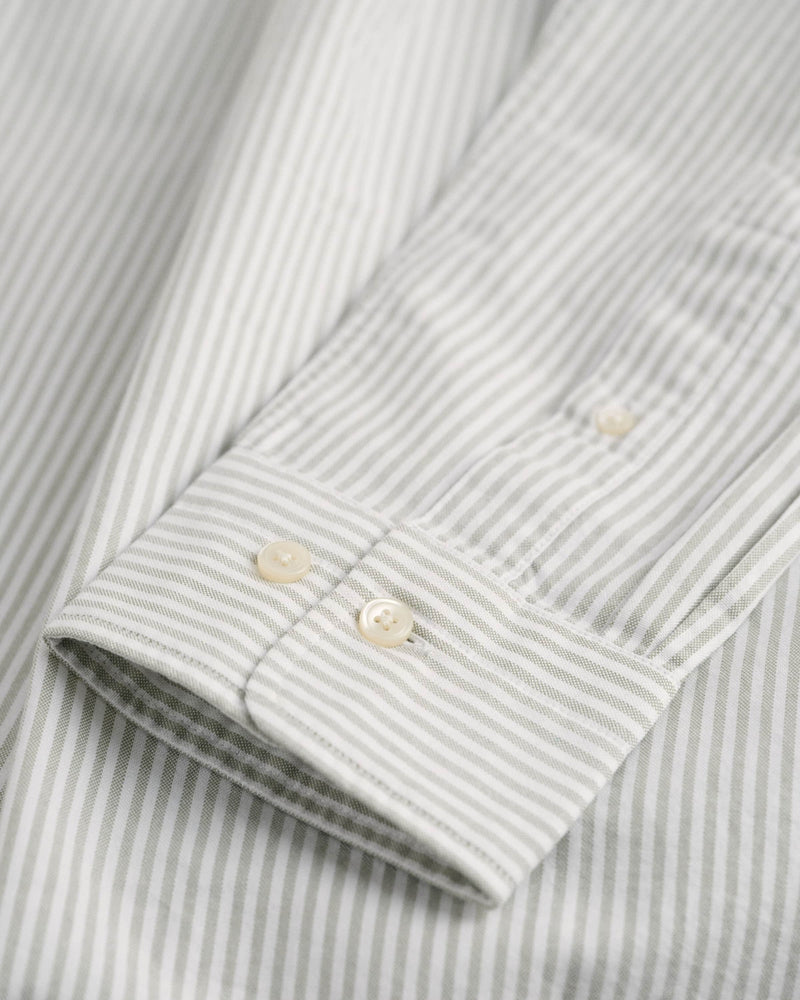 GANT Men’s Shirt Regular Oxford Banker Milky Matcha Northern