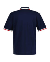 GANT Mens Short Sleeve Pique Rugger Polo Shirt Evening Blue