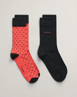 GANT Mens Socks 2 Pack Solid Dot Sunset Pink Northern Ireland Belfast