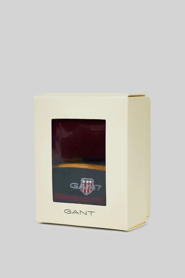 GANT Men’s Socks 2 Pack With Gift Box Tartan Green Northern Ireland