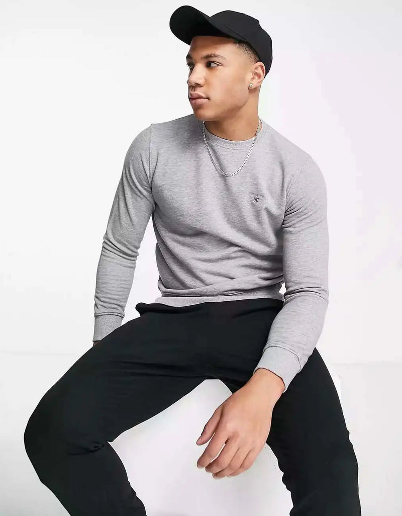 GANT Men s Sweatshirt Original Crew Neck Navy