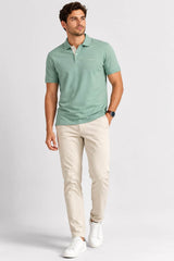 GANT Regular Contrast Pique Polo Shirt Surplus Mint Northern Ireland