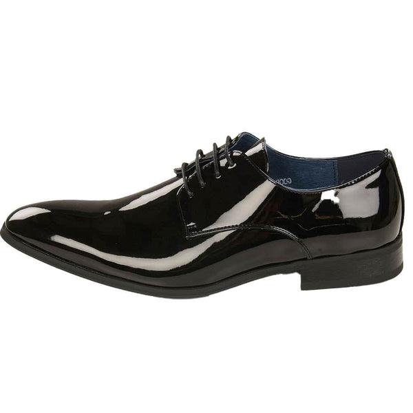 Goor Mens Patent Tuxedo Formal Shoes Black Ballynahinch Northern