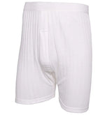 Guardian Men's Thermal Trunks Ribbed Thermal - White.