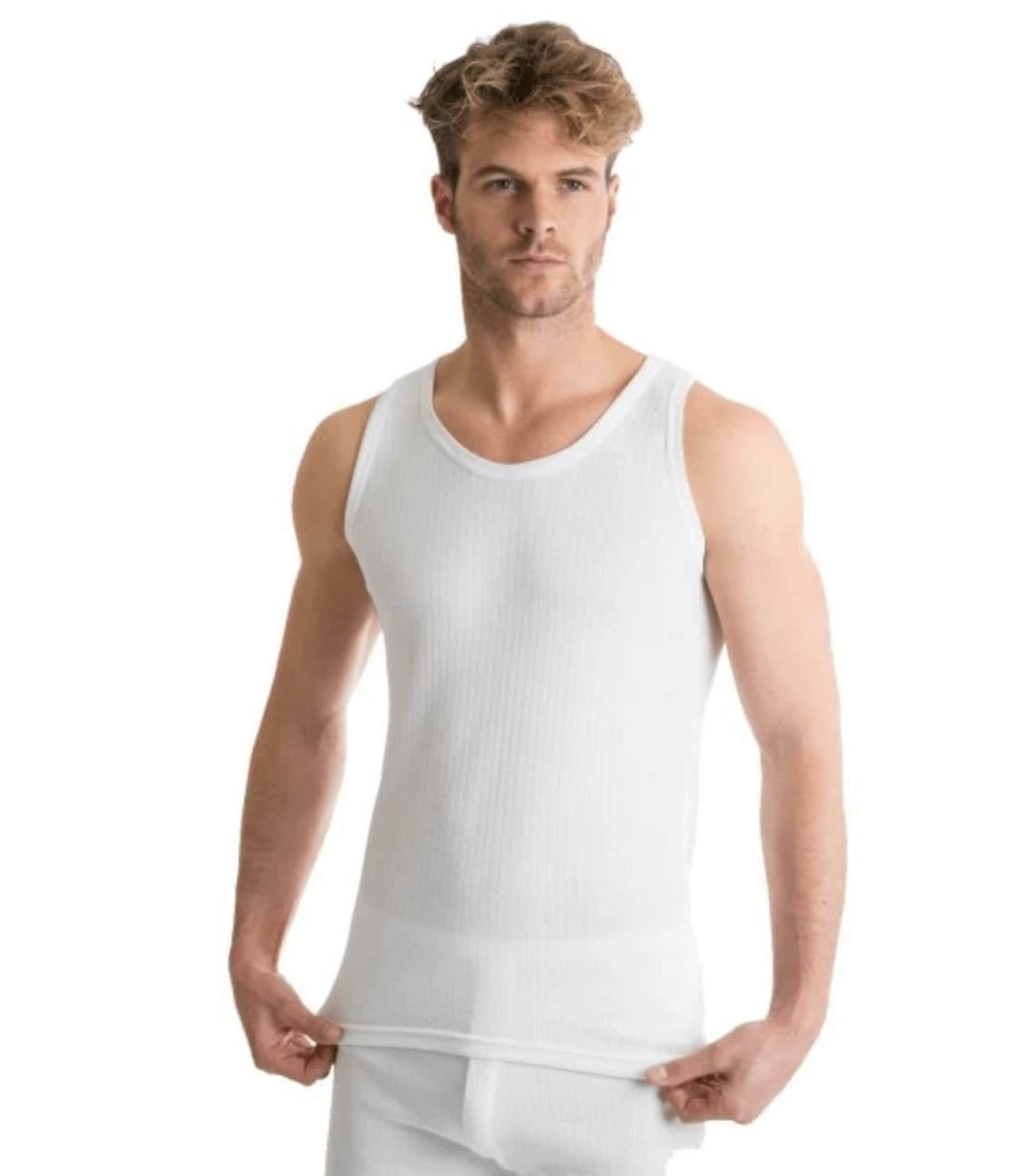 Guardian Mens Thermal Vest Single Pack White - Main Image