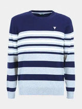 Guess Crew Neck Knit Sweater - Navy.