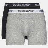 Guess Jeans Mens 2 Pack Boxer Briefs Black/Grey Northern Ireland