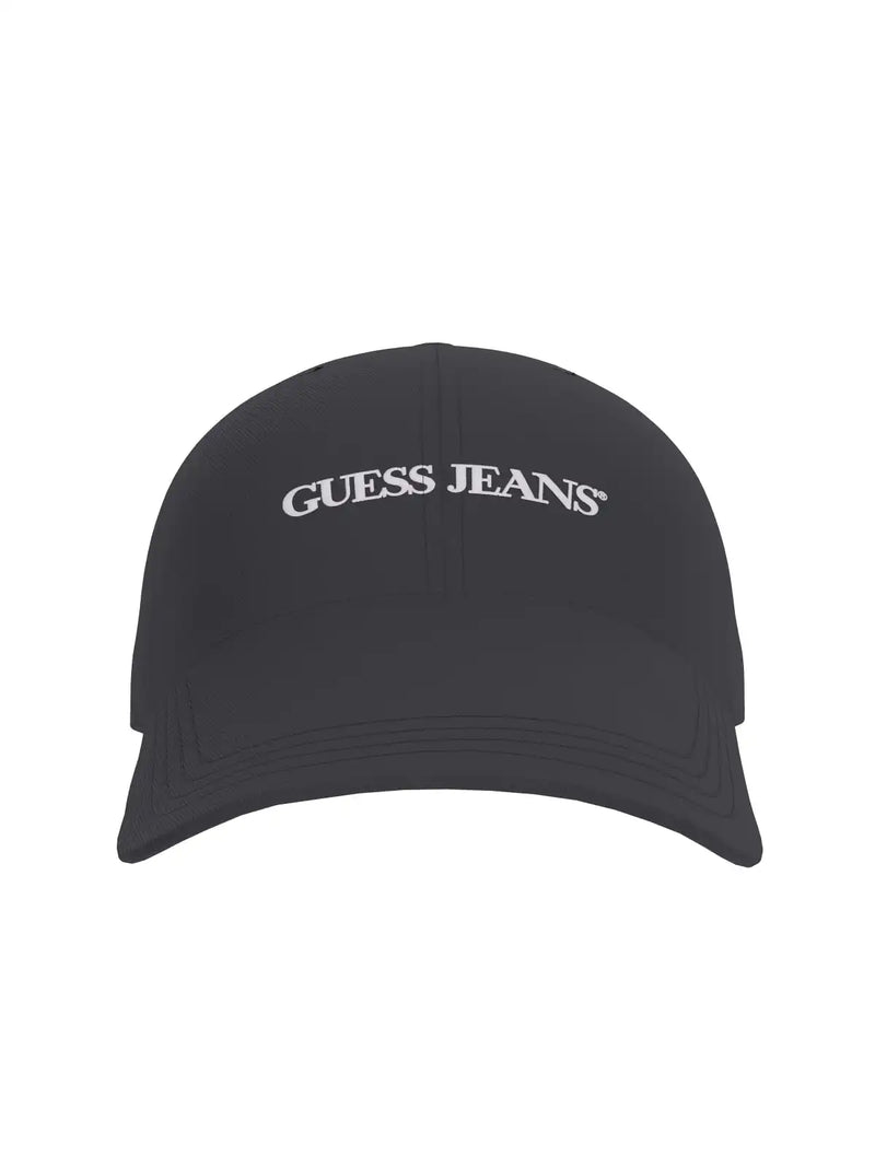 Guess Jeans Mens Embroidered Baseball Cap Black Northern Ireland