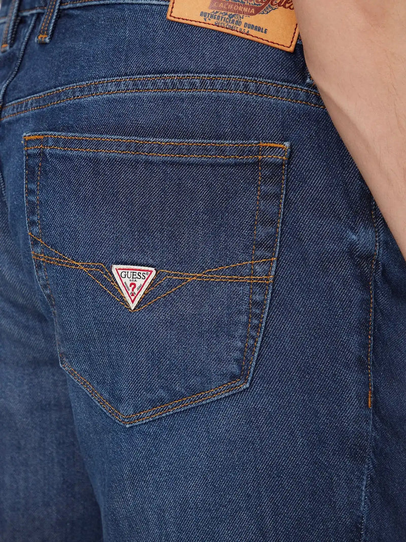 Guess Mens Angels Jean Shorts Barbuda Blue Northern Ireland Belfast