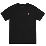 Guess Core Logo Basic T-Shirt Triangle Logo Black - Shirts &