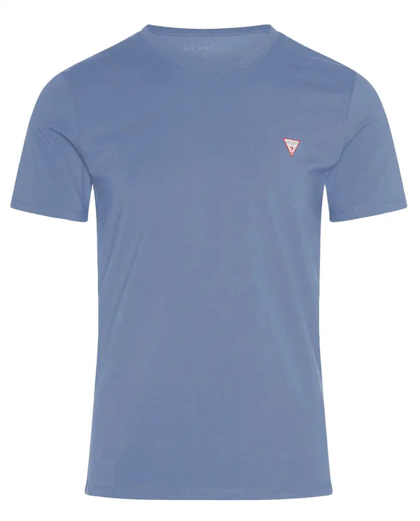 Guess Men’s Core Logo T-Shirt Partly Cloudy Blue Northern Ireland