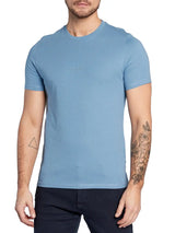 Guess Mens Eco Aidy Logo T-Shirt Partly Cloudy Blue Northern Ireland