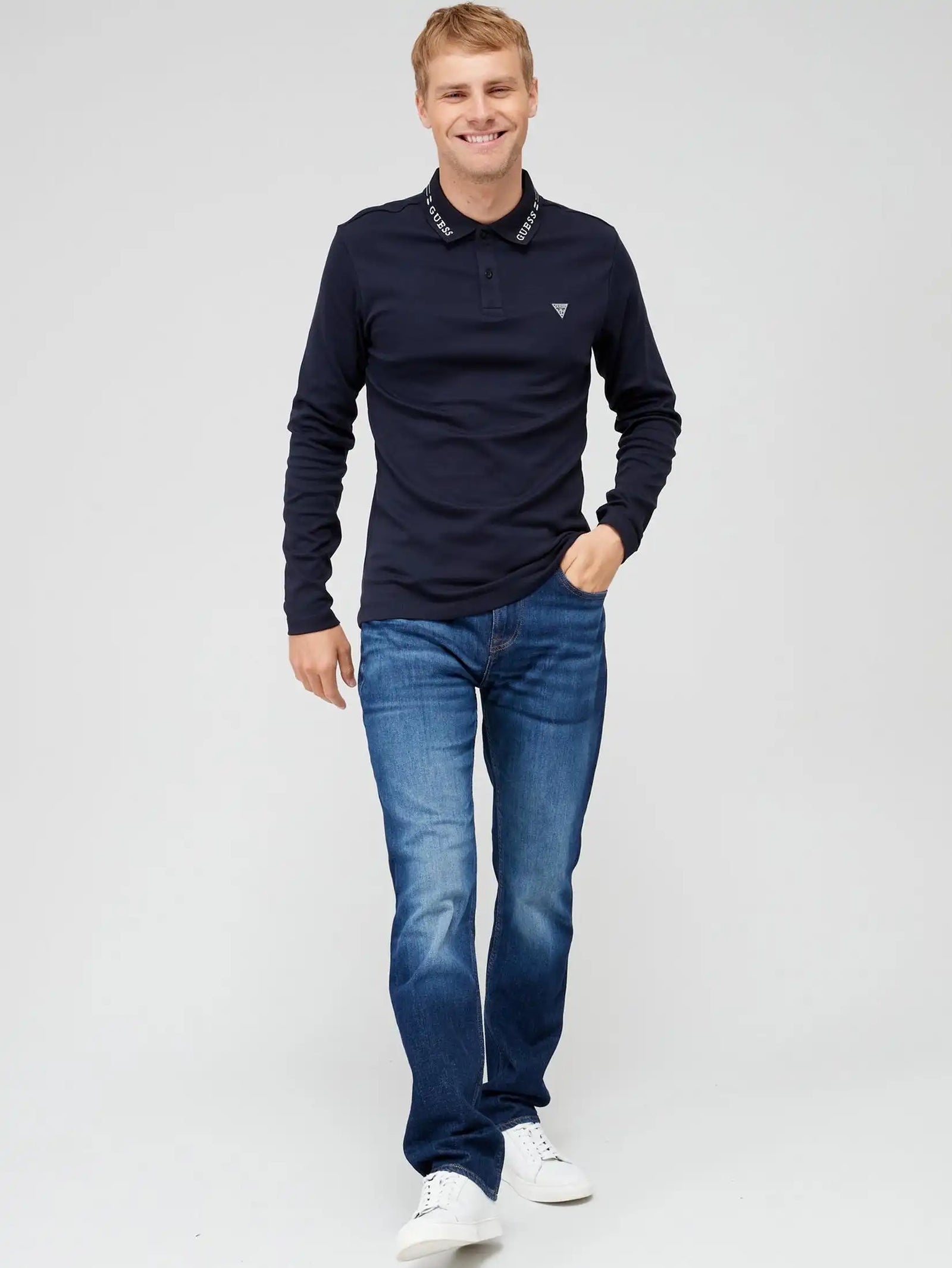 Guess Slim Jeans outlet blau Casual-Look