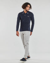 Guess Oliver Long Sleeve Polo Smart Blue - Shirts & Tops