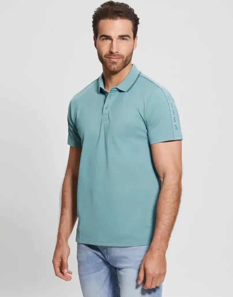 Light blue shop guess shirt