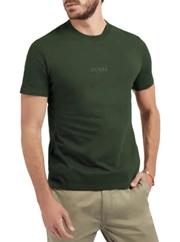 Guess Men’s T-Shirt Aidy Jungle Green Ballynahinch Northern Ireland