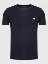 Guess Men’s T-Shirt Core Logo Basic Triangle Logo Navy Ballynahinch