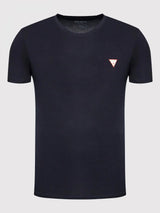 Guess Men’s T-Shirt Core Logo Basic Triangle Logo Navy Ballynahinch