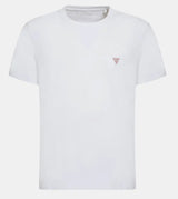 Guess Core Logo Basic T-Shirt Triangle Logo - White