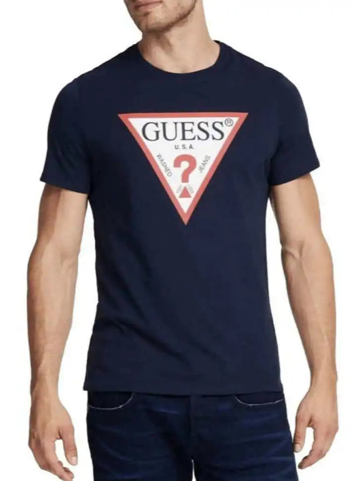 Guess CN SS Original Logo Tshirt Navy