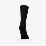 Guess Mens Triangle Logo Crew Socks 1 Pack Black 6-11 UK Northern