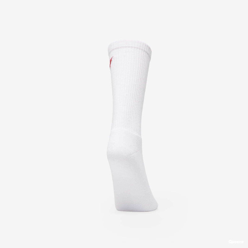 Guess Mens Triangle Logo Crew Socks 1 Pack White 6-11 UK Northern