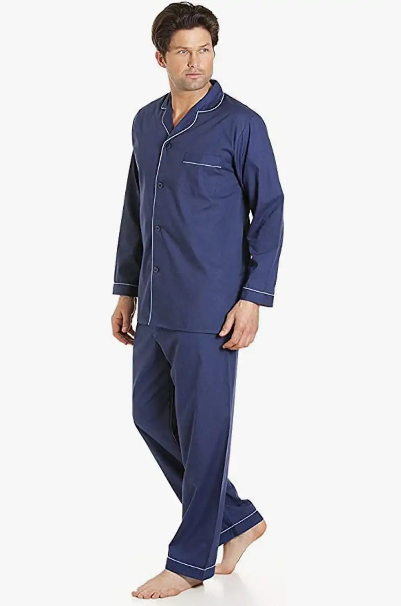 Haigman Men’s Pyjamas Set Navy Ballynahinch Northern Ireland