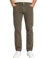 Hattric Mens Parker Corduroy Trousers Straight Leg Khaki Northern