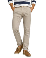 Hattric Parker Chino Trousers Straight Lightweight Stretch Waist